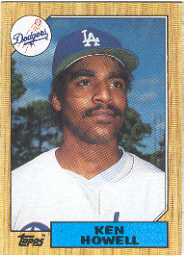 1987 Topps Baseball Cards      477     Ken Howell